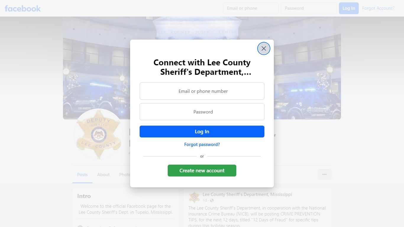 Lee County Sheriff's Department, Mississippi - Facebook